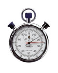Chronomtre professionnel  cadran double 1/5 Sec + 100 min - 30 min Hanhart