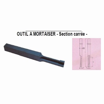 Outils  mortaiser, section carre