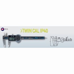 Pied  coulisse TWIN-CAL IP40 150mm tige rectangle