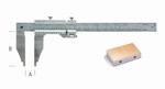 Pied à coulisse de précision vernier 500 mm – Becs 115 mm – 0,02 mm Metrica