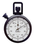 Chronomètre professionnel à cadran 1/5 Sec - 1/100 min  30 min  Hanhart