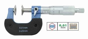 Micromtre dextrieur mcanique pour engrenage 0,01 mm