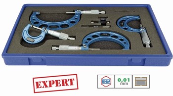 Coffret 6 micromtres dextrieurs mcaniques 0-150 mm 0,01 mm  Qualit Expert