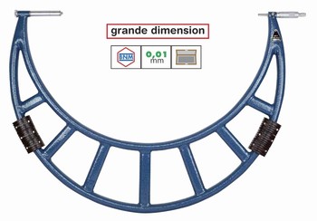 Micromtre dextrieur mcanique trs grande dimensions 0,01 mm