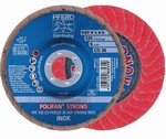Disque à lamelles céramique POLIFAN CO-FREEZE SPG STRONG - Ponçage Inox PFERD