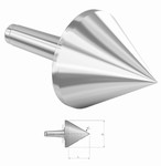 Pointe tournante conique grand diamètre 60°  – cône morse – BASIC Mack