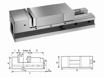 tau  serrage hydraulique haute prcision avec rglage rapide  Type NCK2