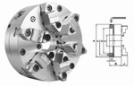 Mandrin de tours en acier à 6 mors durs monoblocs – Réglage radial fin Mack