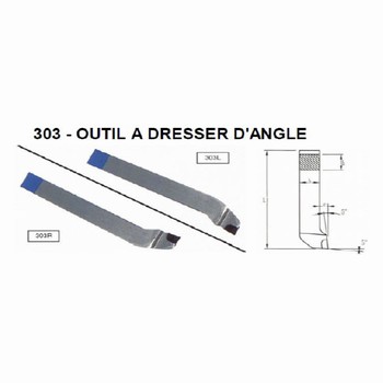Outil  dresser d'angle Iso 303